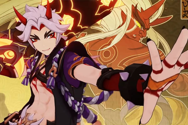 Arataki Itto em Genshin Impact