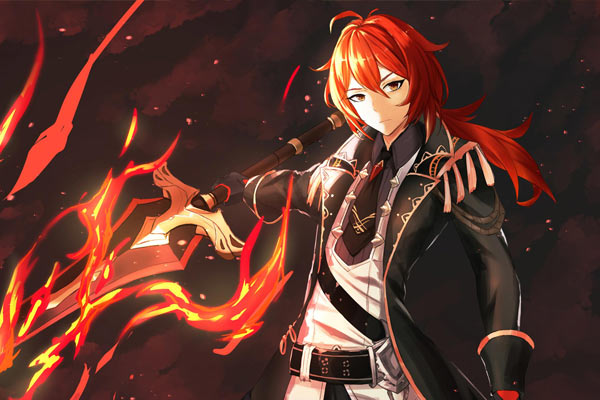 Diluc em Genshin Impact