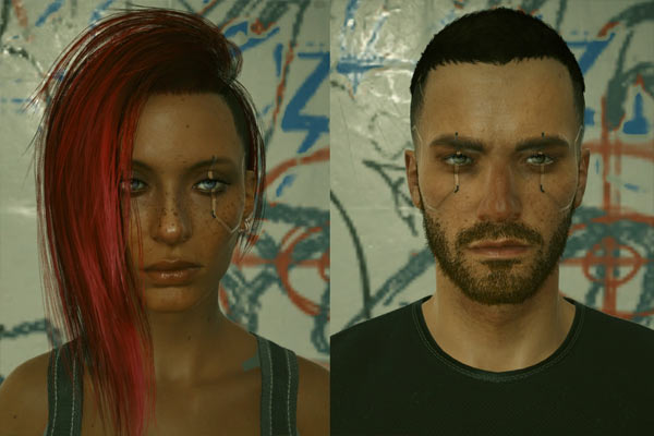 V dans Cyberpunk 2077
