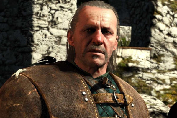 Vesemir em The Witcher 3