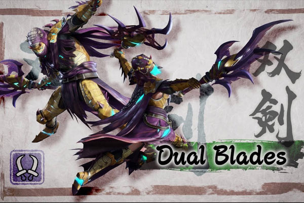 The Dual Blades in Monster Hunter Rise