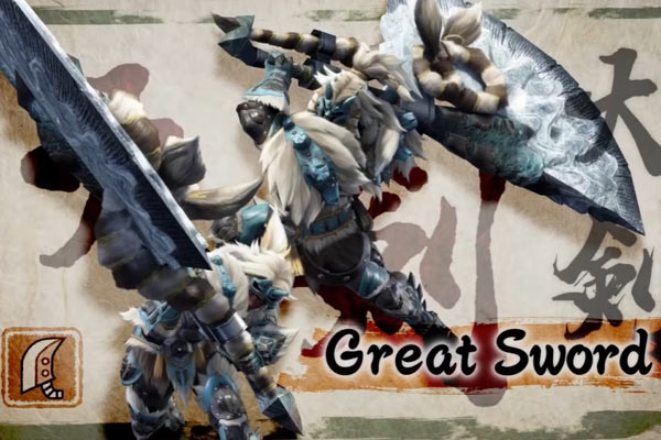 The Great Sword in Monster Hunter Rise