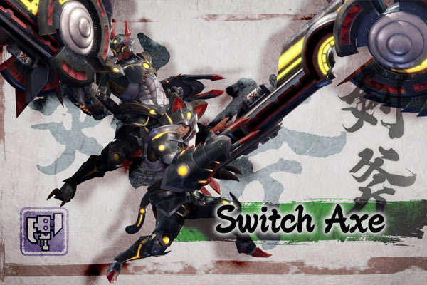 The Switch Axe in Monster Hunter Rise