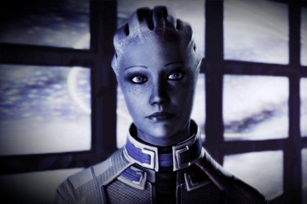 Liara T’Soni dans Mass Effect
