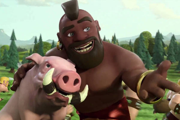 Hog Rider in Clash of Clans