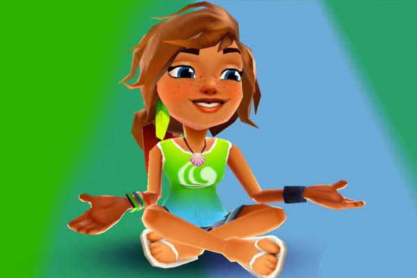 Kim in Subway Surfers