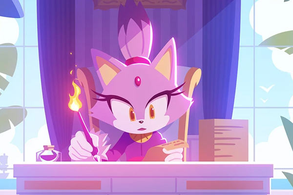 Blaze the Cat dans Sonic The Hedgehog