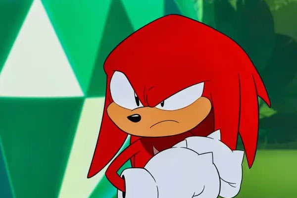 Knuckles the Echidna dans Sonic The Hedgehog