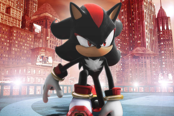 Shadow the Hedgehog dans Sonic The Hedgehog