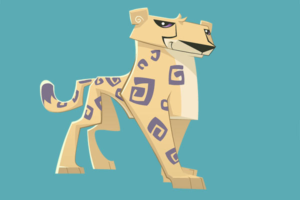 Cheetah en Animal Jam