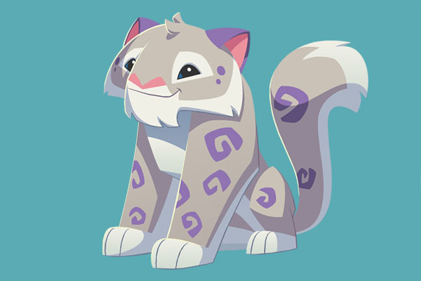 Snow Leopard en Animal Jam