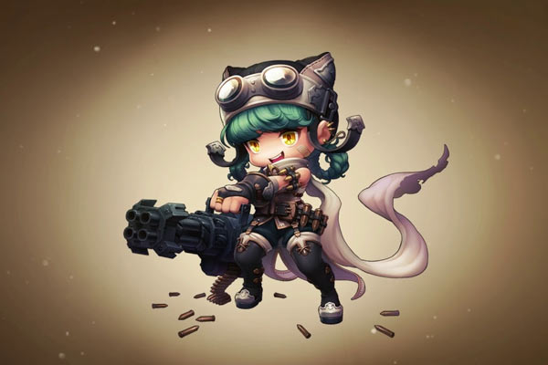 Heavy Gunner en MapleStory 2