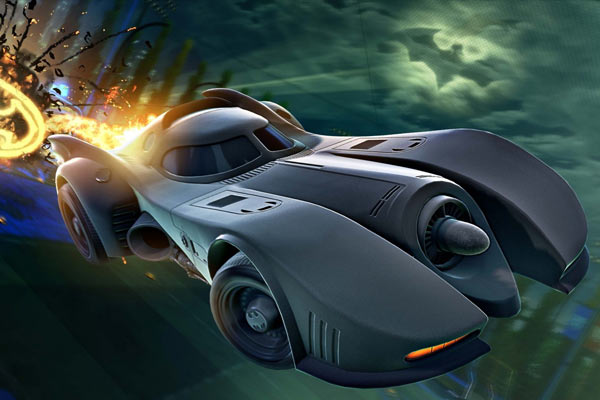 Batmobile in Rocket League