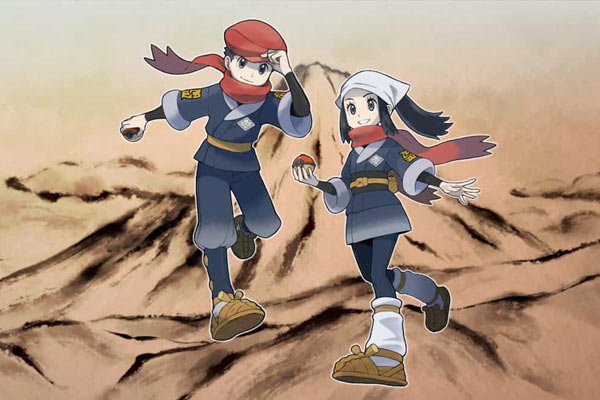 Akari or Rei em Pokemon Legends: Arceus