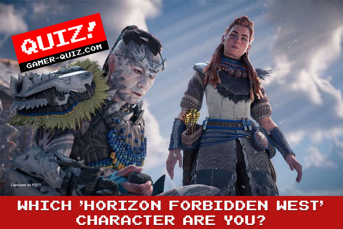 Bem-vindo ao quiz: Qual personagem de Horizon Forbidden West você é?