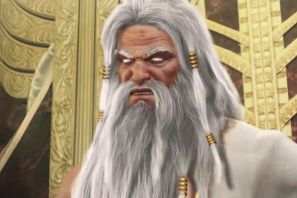 Zeus en God Of War