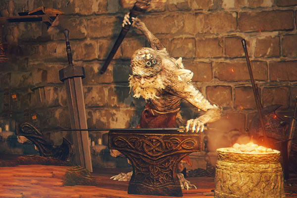 Smithing Master Hewg em Elden Ring