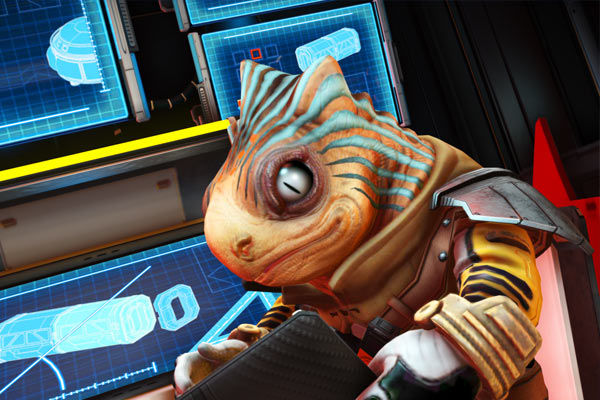 The Gek aus No Man's Sky