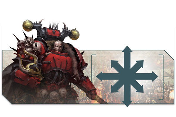 the Chaos aus Warhammer 40K