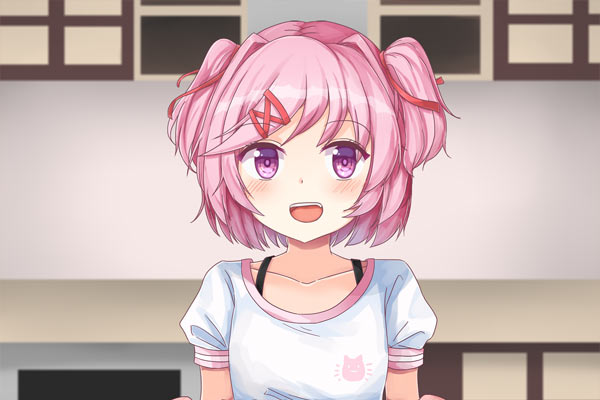Natsuki in Doki Doki Literature Club!