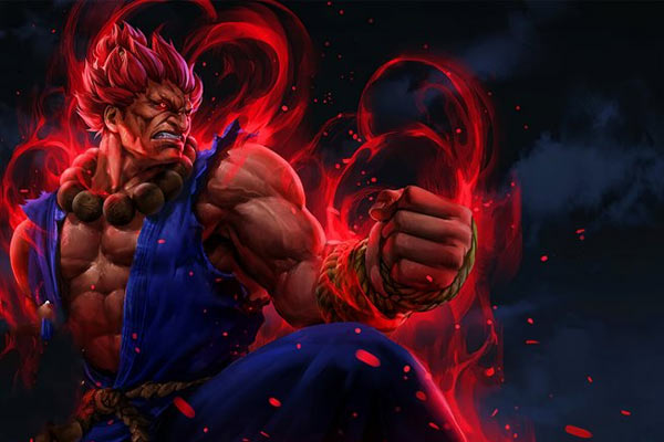 Akuma in Street Fighter