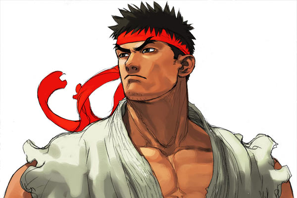 Ryu in Street Fighter