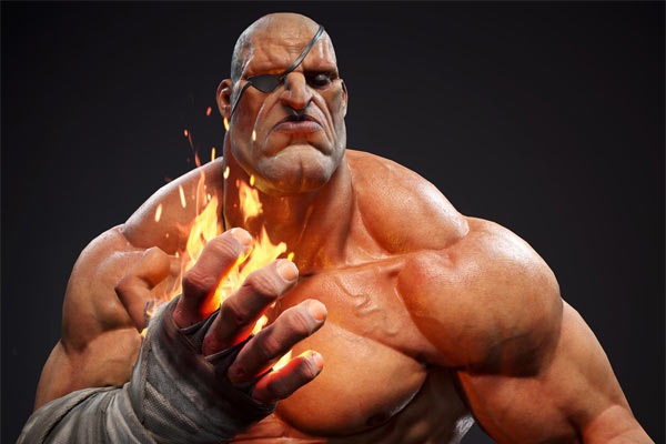 Sagat in Street Fighter