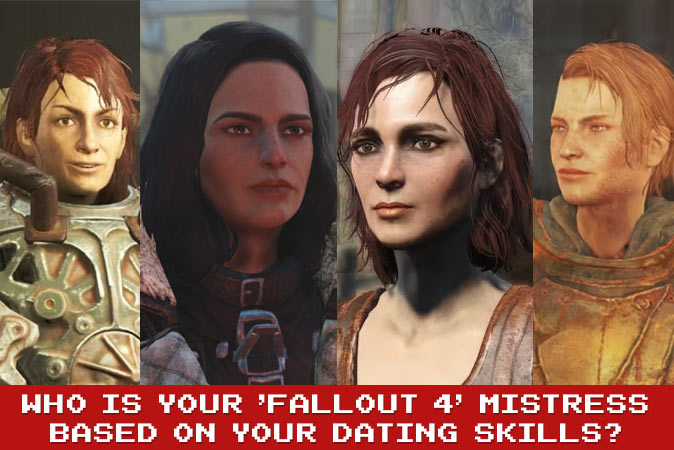 Willkommen beim quiz: Wer ist deine Fallout 4-Herrin basierend auf deinen Dating-Fähigkeiten?