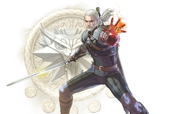 Geralt in Soulcalibur 6