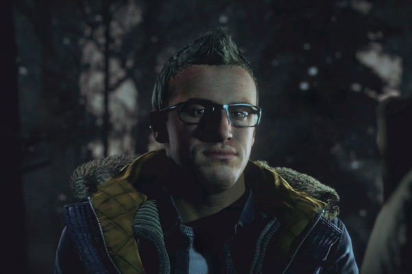 Chris Hartley en Until Dawn