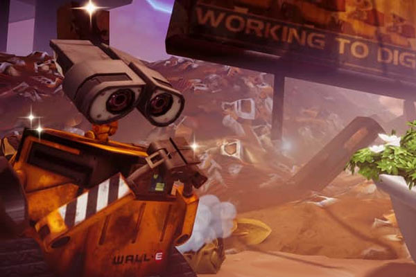 Wall-E in Disney Dreamlight Valley