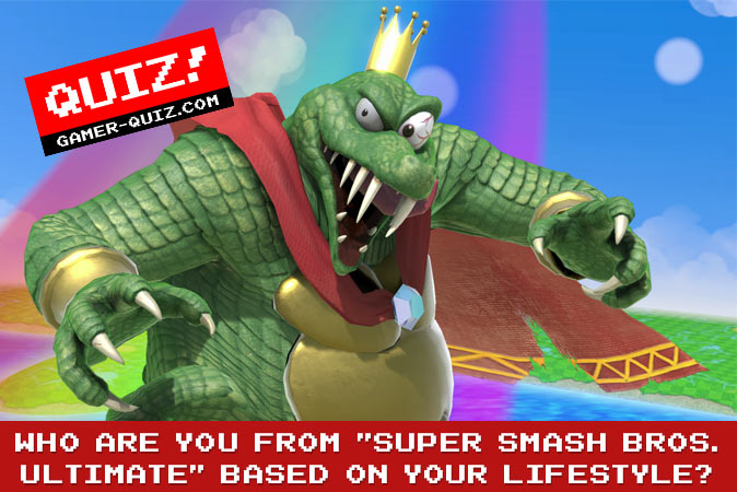 Bienvenue au quizz: Qui es-tu dans Super Smash Bros. Ultimate en fonction de ton style de vie ?