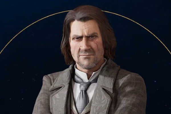 Professor Aesop Sharp em Hogwarts Legacy
