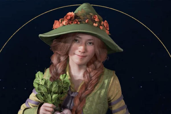 Professor Mirabel Garlick em Hogwarts Legacy