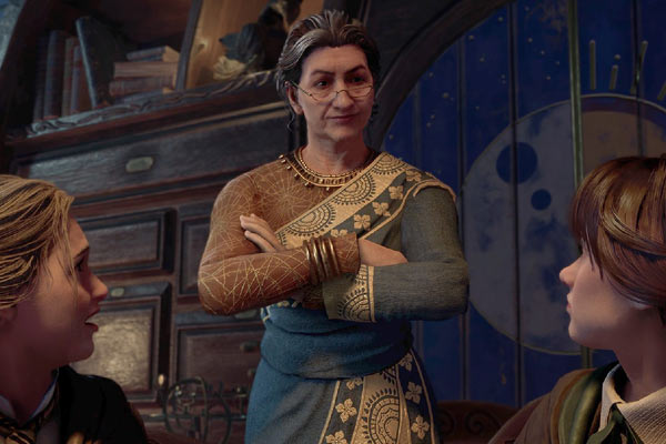 Professor Satyavati Shah em Hogwarts Legacy