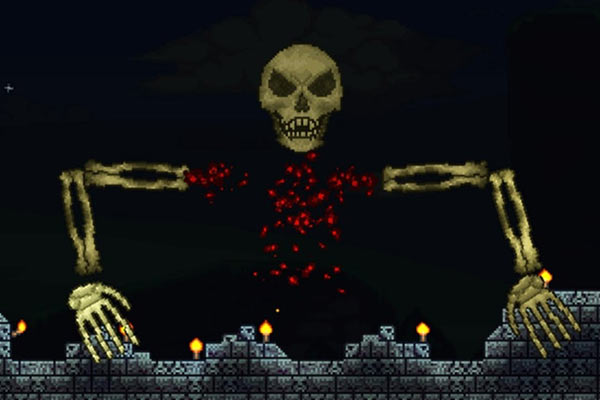 Skeletron em Terraria