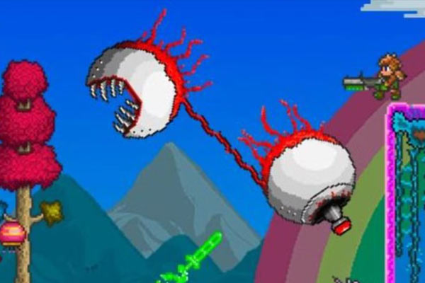 The Twins em Terraria