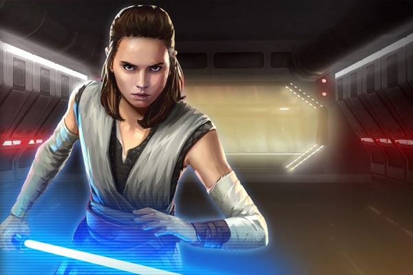 Rey in Star Wars: Galaxy of Heroes