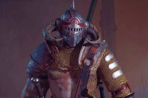 The Barbarian aus Diablo IV