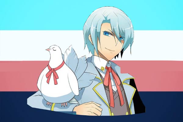Sakuya Le Bel Shirogane in Hatoful Boyfriend