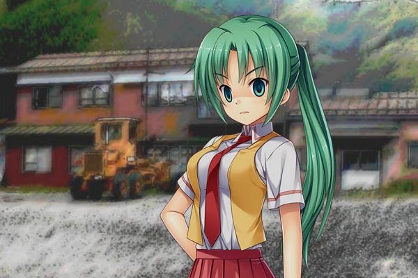 Shion Sonozaki in Higurashi: When They Cry