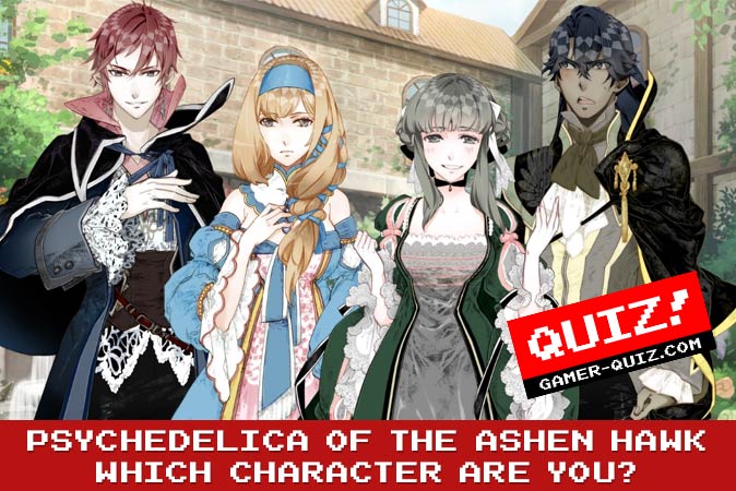 Bienvenido al cuestionario: ¿Qué personaje de Psychedelica of the Ashen Hawk eres?