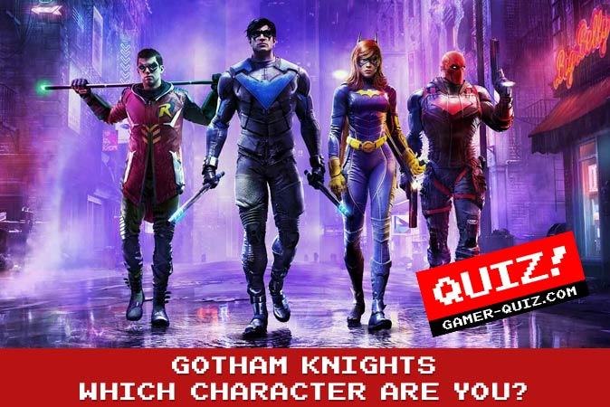 Bienvenido al cuestionario: ¿Qué personaje de Gotham Knights eres tú?
