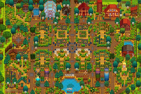 Standard Farm in Stardew Valley