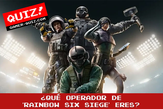 Bienvenido al cuestionario ¿Qué operador de 'Rainbow Six Siege' eres?